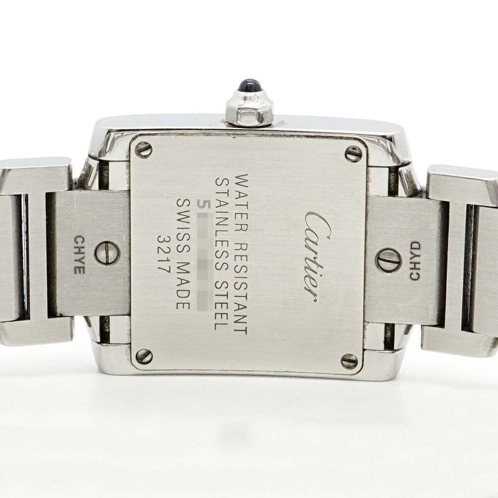 Cartier Tank Française SM W4TA0008 Ivory Dial Women's Watch - Picture 5 of 10